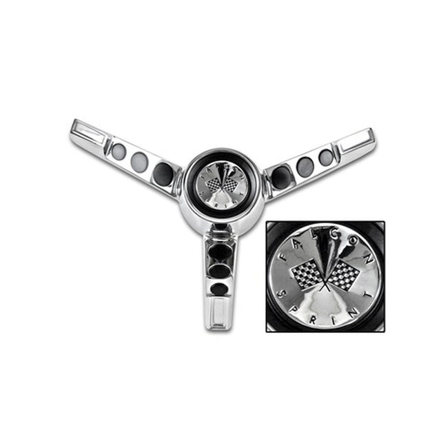 Scott Drake 1963-64 Falcon Sprint Steering Wheel Horn Button (w/generator only) - C4DZ-13A805-C