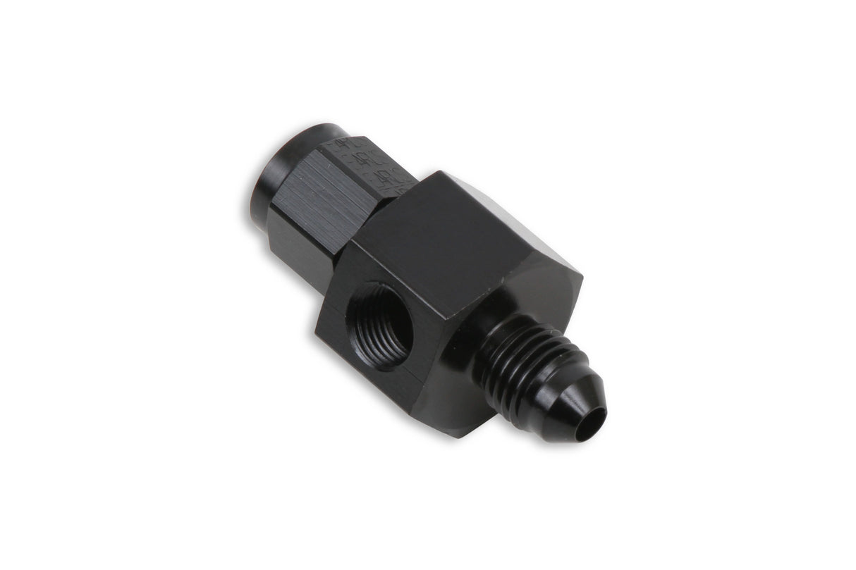 NOS -4AN Nitrous Bottle Purge Valve-Black - 16030BNOS
