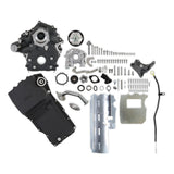 Holley 20-320BK Godzilla High-Mount Accessory Drive - With Swap Oil Pan and Pump - Base Kit - Black