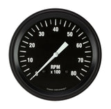 Classic Instruments Hot Rod 5" Tachometer Gauge (8000 RPM) - HR71BLF