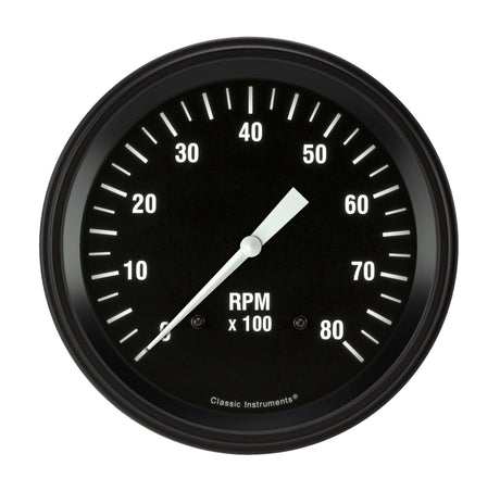 Classic Instruments HOT ROD 5IN TACH 8000 RPM - HR71BLF