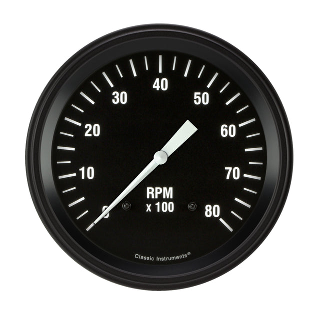 Classic Instruments HOT ROD 5IN TACH 8000 RPM - HR71BLF