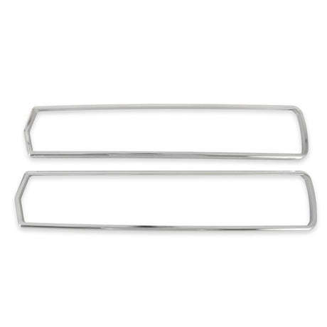 Scott Drake Polished Tail Light Bezels, Shelby, Pair - S7MS-13489-P