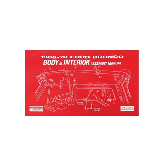Scott Drake 1966-70 BRONCO BODY/INT Manual - AM-149