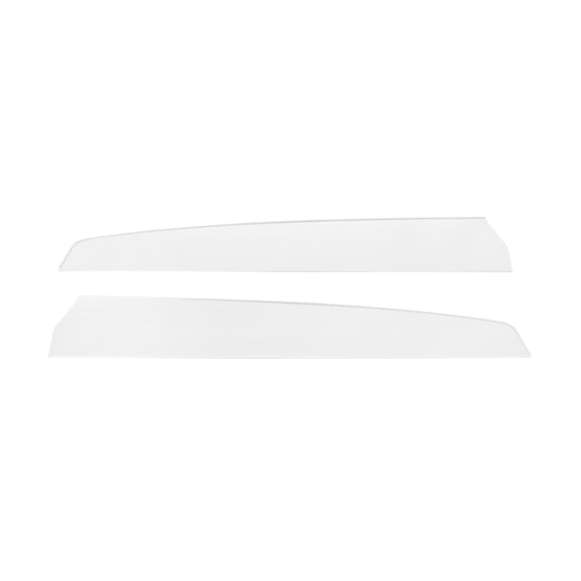 Scott Drake Deluxe Door Panel Inserts - Brushed Aluminum - C7ZZ-65237A223N