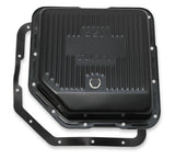 Mr Gasket Transmission Oil Pan - Black Steel - 9765BMRG