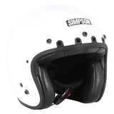 Simpson Motorcycle Chopper Helmet - White - Double Extra Large - CHOP12X