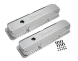 Holley 890001 Sniper Valve Cover - Fabricated Aluminum - Ford FE - Tall - Natural Anodized