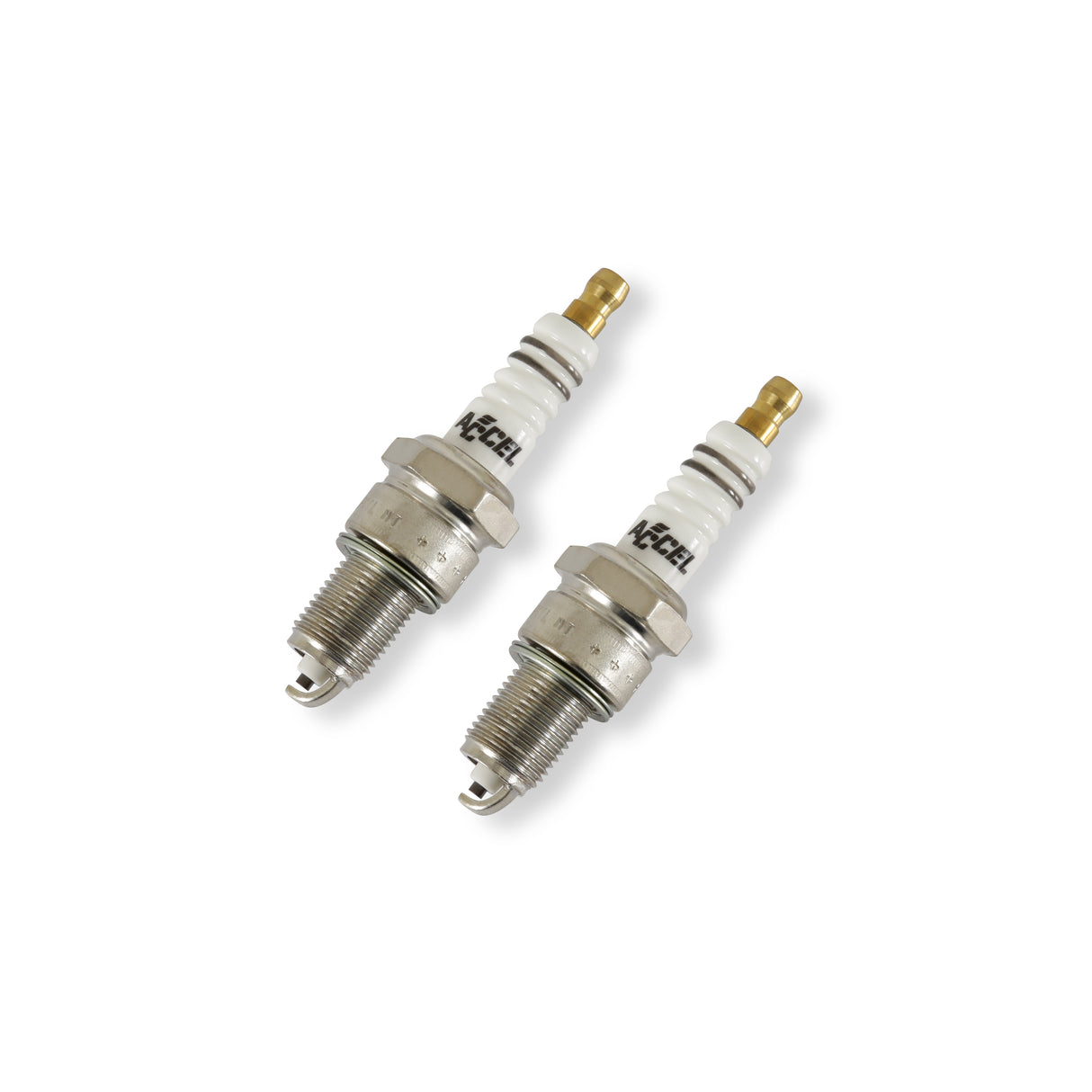 ACCEL Spark Plugs - Copper Core - Evolution - .040" gap - 2 Pack - 2410A
