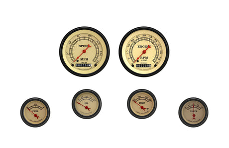 Classic Instruments VINTAGE SERIES 6 GAUTOGE SET-GM - VT01BLF