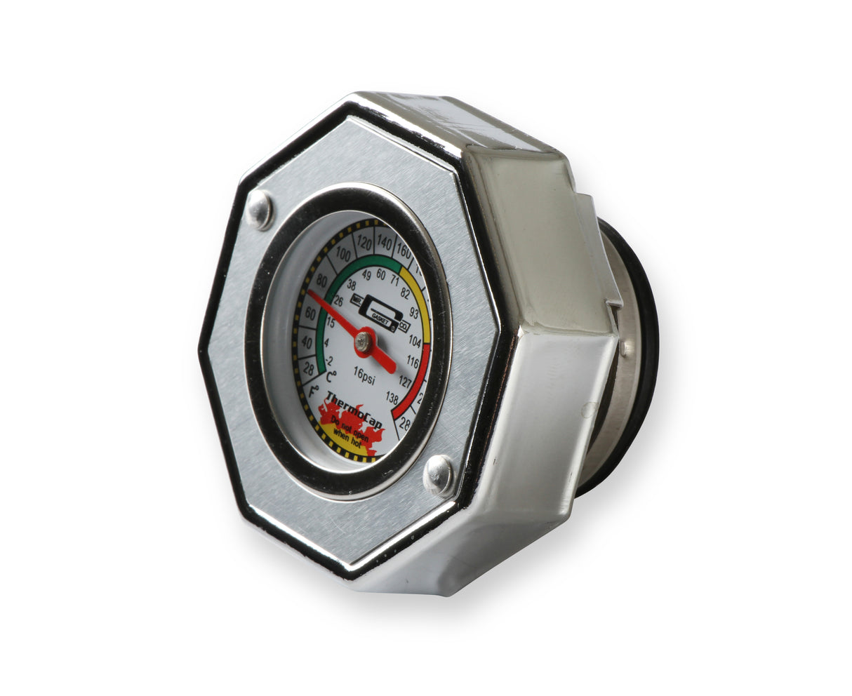Mr Gasket Thermocap - 16 PSI - Silver - 2471S