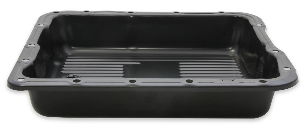 Mr Gasket Transmission Oil Pan - Black Steel - 9767BMRG