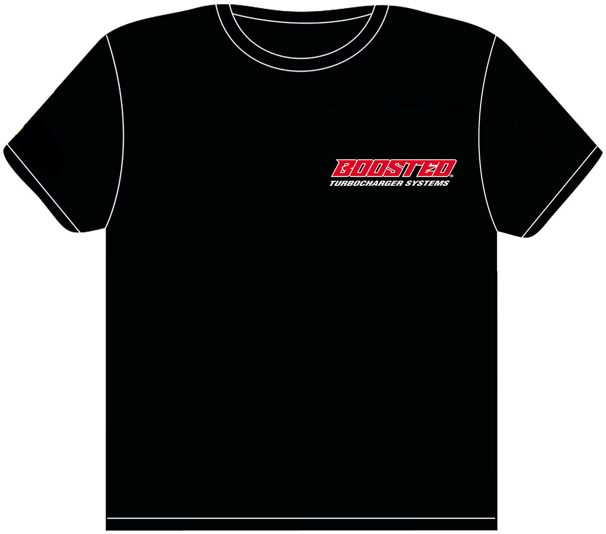 Aeroflow Boosted Black XXXXX-Large T-Shirt - AFBOOSTED-5XL