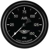 Classic Instruments Moal Bomber 2-5/8" Air Pressure Gauge - MA318BLF
