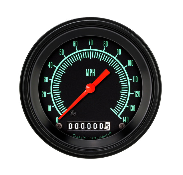 Classic Instruments G STOCK 3IN SPEEDO 140 MPH - GS55BLF