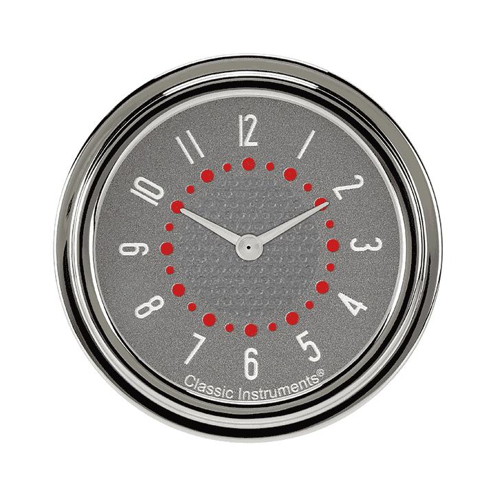 Classic Instruments Bel Era III Matching Gray 2 5/8" Clock - BET92G
