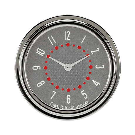 Classic Instruments Bel Era III Matching Gray 2 5/8" Clock - BET92G