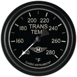 Classic Instruments Moal Bomber 2-5/8" Transmission Temperature Gauge - MA327BLF