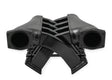 Holley 822202 Sniper EFI Fabricated Intake Manifold Dual Plenum 92mm LS3/L92, Rail Kit - Blk