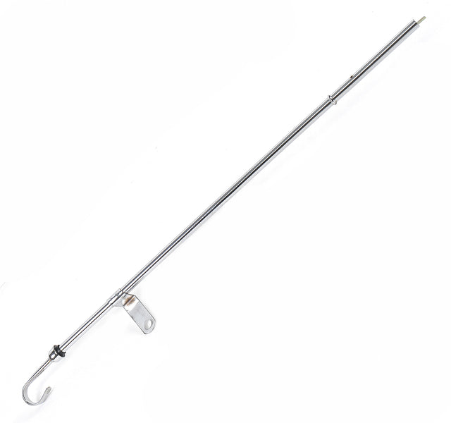 Mr Gasket Engine Oil Dipstick & Tube - Chrome - 6236