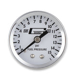 Mr Gasket Fuel Pressure Gauge - 0-15 PSI - 1-1/2 Inch Diameter - 1561