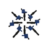 ACCEL Ignition Coil - SuperCoil - 2004-2008 Ford 4.6L/5.4L/6.8L 3-valve- Blue - 8-Pack - 140033B-8