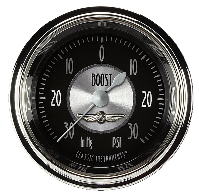 Classic Instruments All American Tradition 2 1/8" Boost/Vac Gauge - AT141SHC