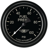 Classic Instruments Moal Bomber 2-5/8" Fuel Pressure Gauge (100 PSI) - MA346BLF