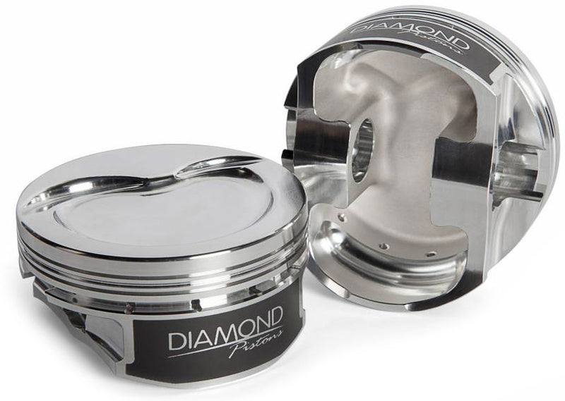 Diamond LS1/LS6 Dish Top Forged Pistons With Rings 4.030" bore, 4.000" stroke, 6.125" rod length, -15cc dome volume (D11521-R1-8-H) D11521-R1-8-H