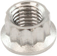 Aeroflow 1/4" UNF Titanium 12 Point Nut - AF3510-0010 AF3510-0010