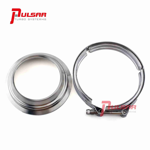 Pulsar 400 T6 Turbo 5 to 4″ Stainless Steel Flange Clamp Kit