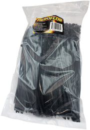 Aeroflow Cable Ties 7.6mm Wide x 365mm Long - 1000 Pack Nylon 66 Material, Black Colour (AF98-7636-1000)