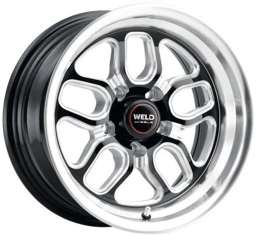 Weld Laguna 15" x 5" Wheel, Gloss Black Milled 5 x 114.3mm Bolt Circle, 3.75" Backspace (WES107BC067375) WES107BC067375