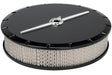 Billet Specialties Aluminium Streamline Round Air Cleaner Assembly, Black - BS15824 BS15824