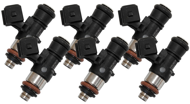 Aeroflow Bosch Motorsport 1462cc EV14 Short JETRONIC Flow Matched Set of 6 Fuel Injectors - AF49-1908-6 AF49-1908-6