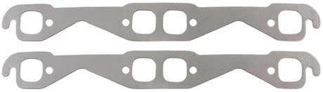 Aeroflow Small Block Chev 350 Perforated Steel Exhaust Gaskets - AF1854-1212-2 AF1854-1212-2