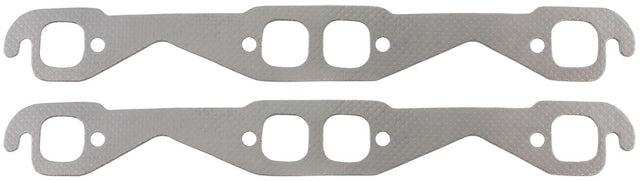 Aeroflow Small Block Chev 350 Perforated Steel Exhaust Gaskets - AF1854-1212-2 AF1854-1212-2