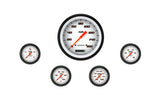 Classic Instruments Velocity White Five Gauge Set 154 - VS154WBLF