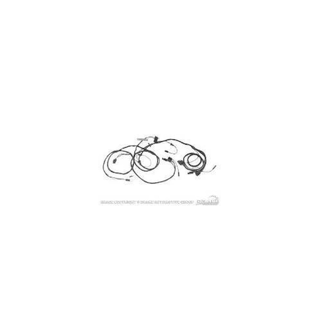 Scott Drake Headlight Wiring Harness, with gauges - C6ZZ-14290-ALL