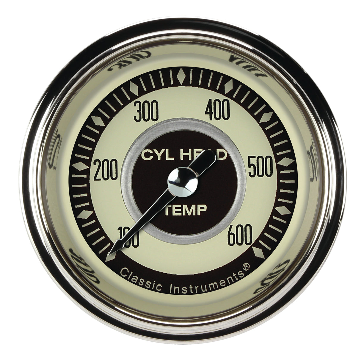Classic Instruments Nostalgia VT 2-1/8" Cylinder Head Tempature Gauge - NT197SHC