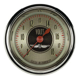 Classic Instruments All American Nickel 2 1/8" Voltage Gauge - AN130SHC