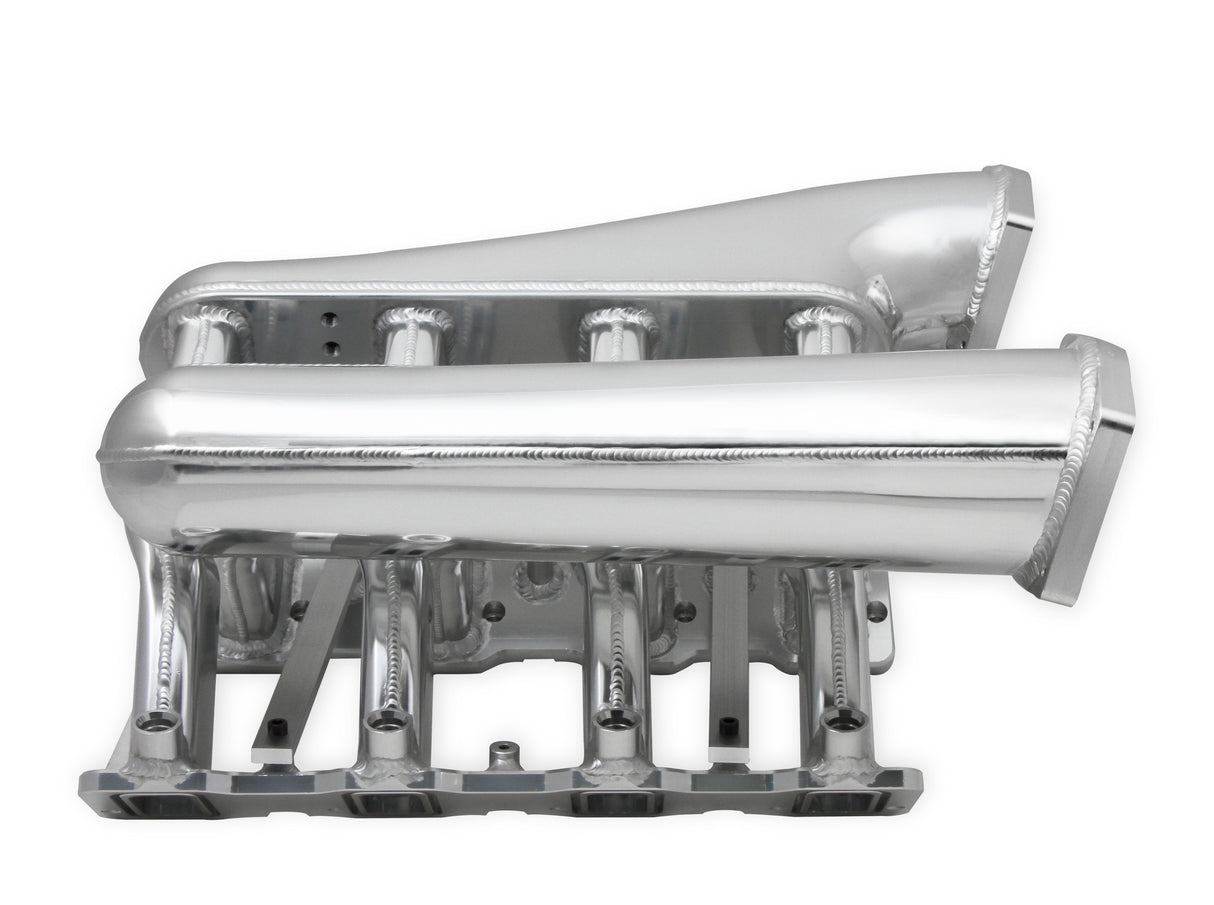 Holley 820241 Sniper EFI Fabricated Intake Manifold Dual Plenum 102mm LS1/2/6, Rail Kit - Slvr
