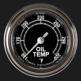 Classic Instruments Traditional 2 1/8" Oil Temperature Gauge - TR128SLF