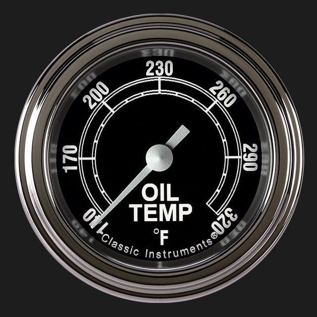 Classic Instruments Traditional 2 1/8" Oil Temperature Gauge - TR128SLF