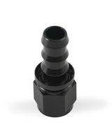 Mr Gasket -10 AN Straight Push-On Hose Ends - Black - 200110-BL