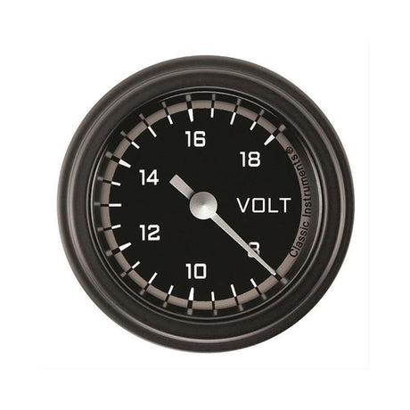 Classic Instruments Autocross Gray 2 1/8" Voltage Gauge - AX130GBLF