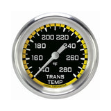 Classic Instruments Autocross Yellow 2-5/8" Transmission Temperature Gauge - AX327YAPF