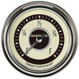 Classic Instruments Nostalgia VT 2-5/8" Fuel Level Gauge - NT309SLC