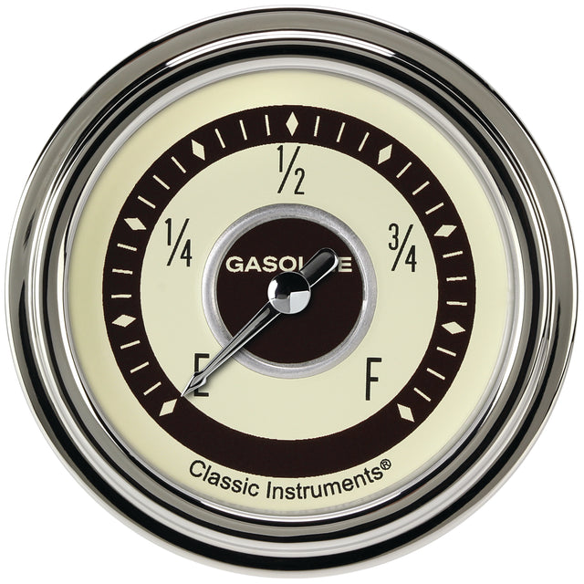 Classic Instruments Nostalgia VT 2-5/8" Fuel Level Gauge - NT309SLC