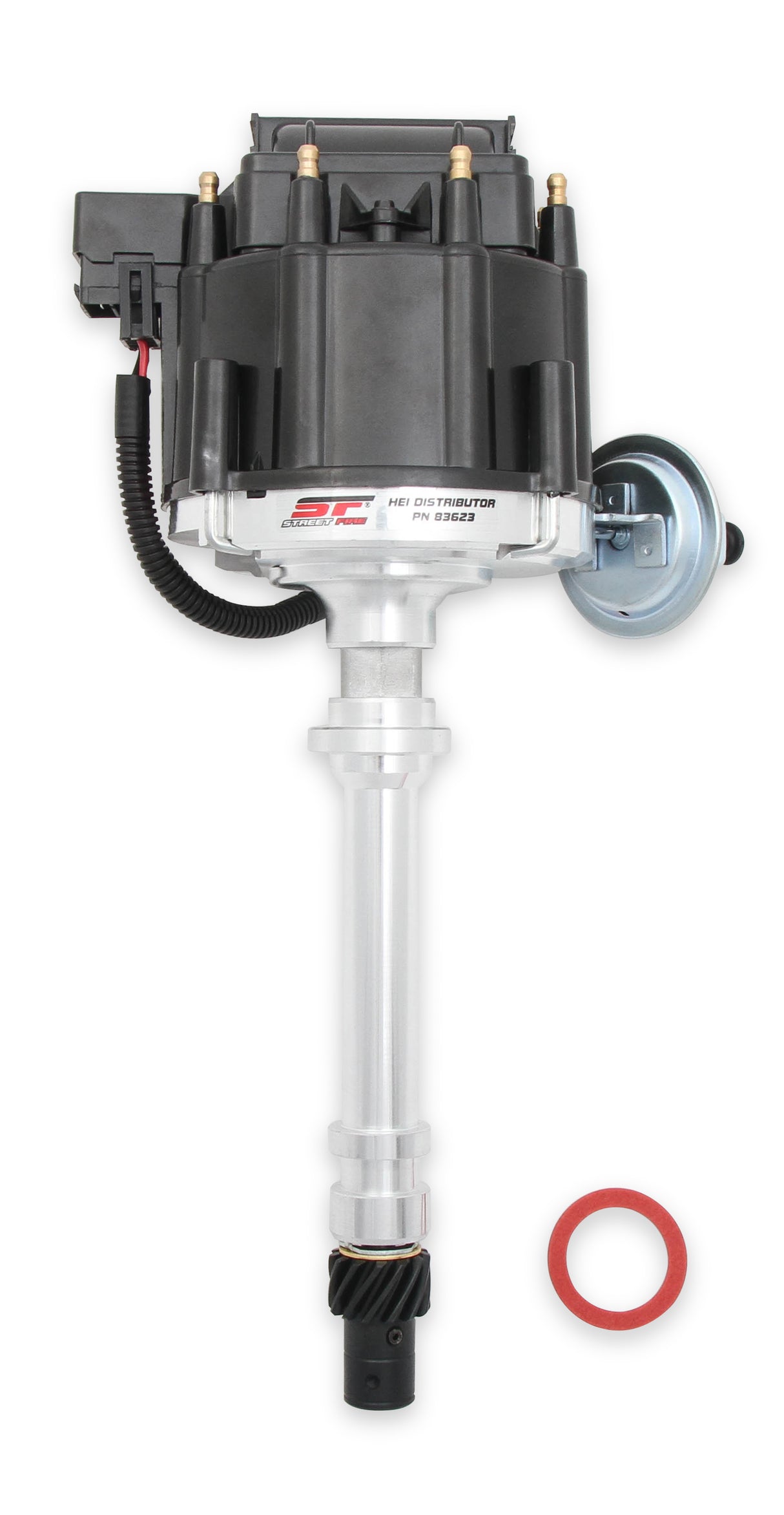 MSD Street Fire Chevrolet V8 GM HEI Distributor w/Black Cap - 83623